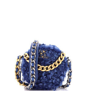 Chanel 19 Round Clutch With Chain #238711C20B